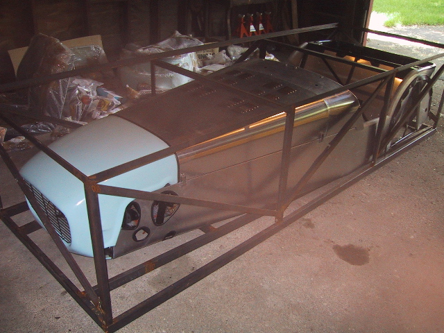 Chassis in crate.